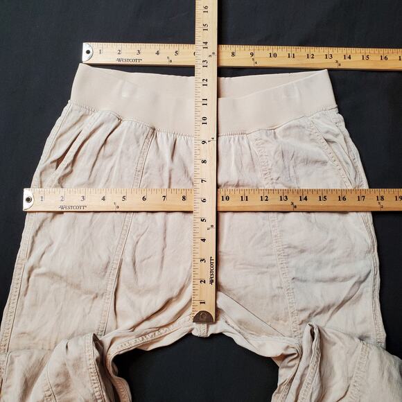 Faherty Women's Size XS Arlie Pull-On Linen Blend Pant Beige WBS2364 - Picture 2 of 9